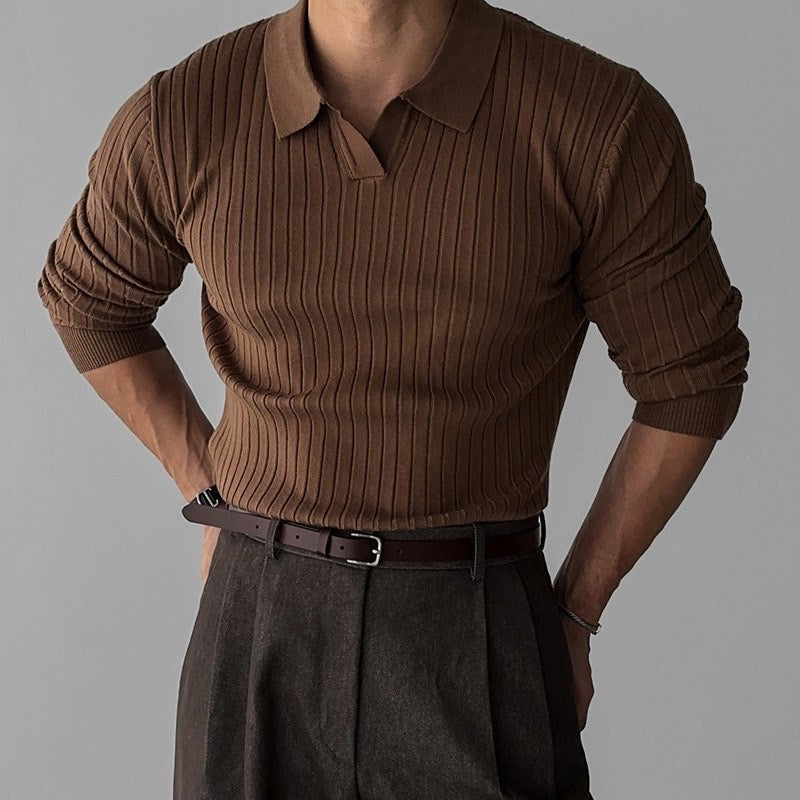 SUWON V-Neck Polo - 13