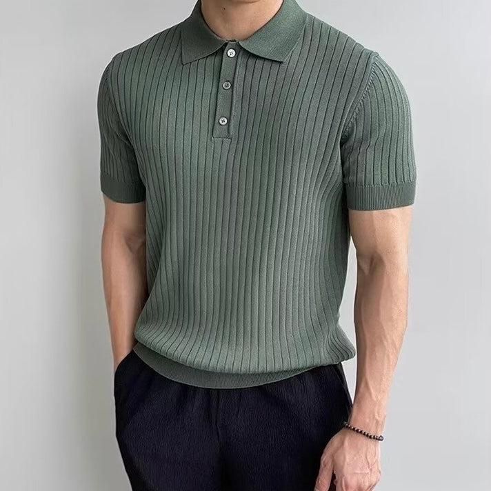 GIMCHEON Knitted Polo Shirt - 6