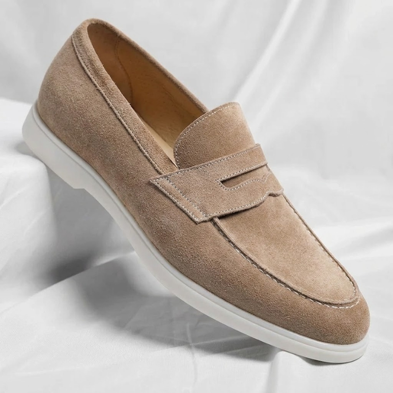 Mayfair Suede Penny Loafers - 3