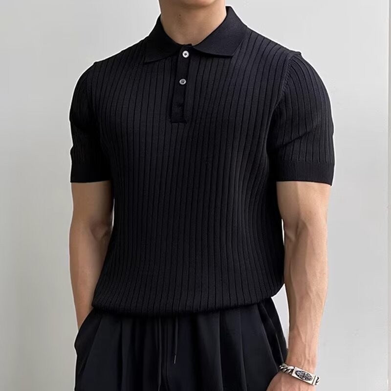 GIMCHEON Knitted Polo Shirt - 15