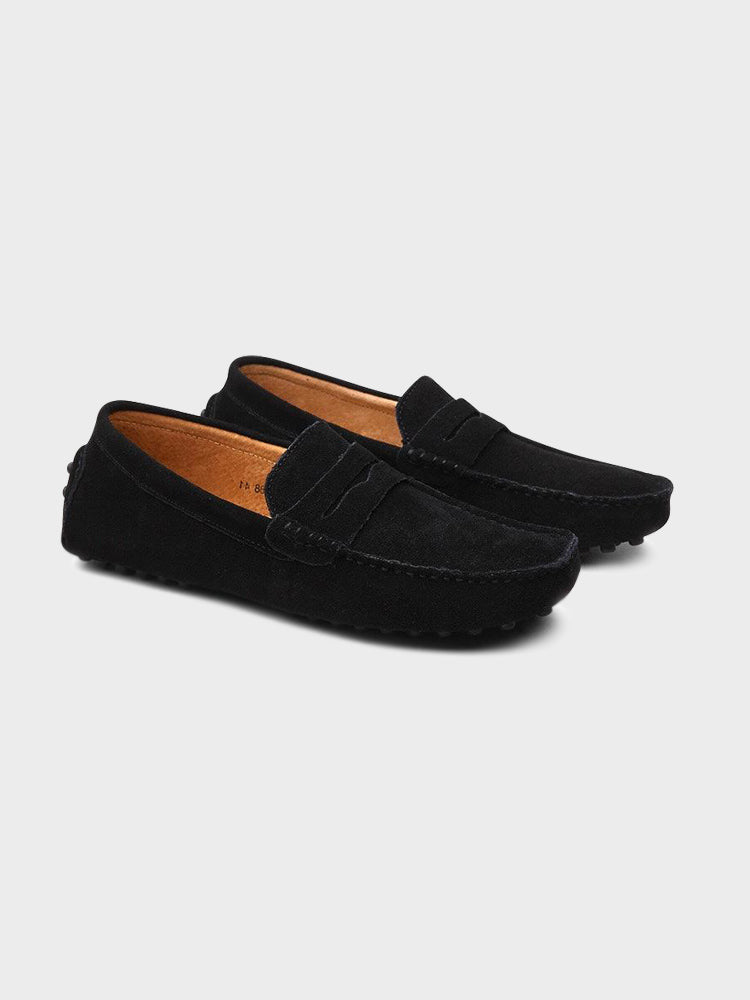 Suede Boat Loafers - 4