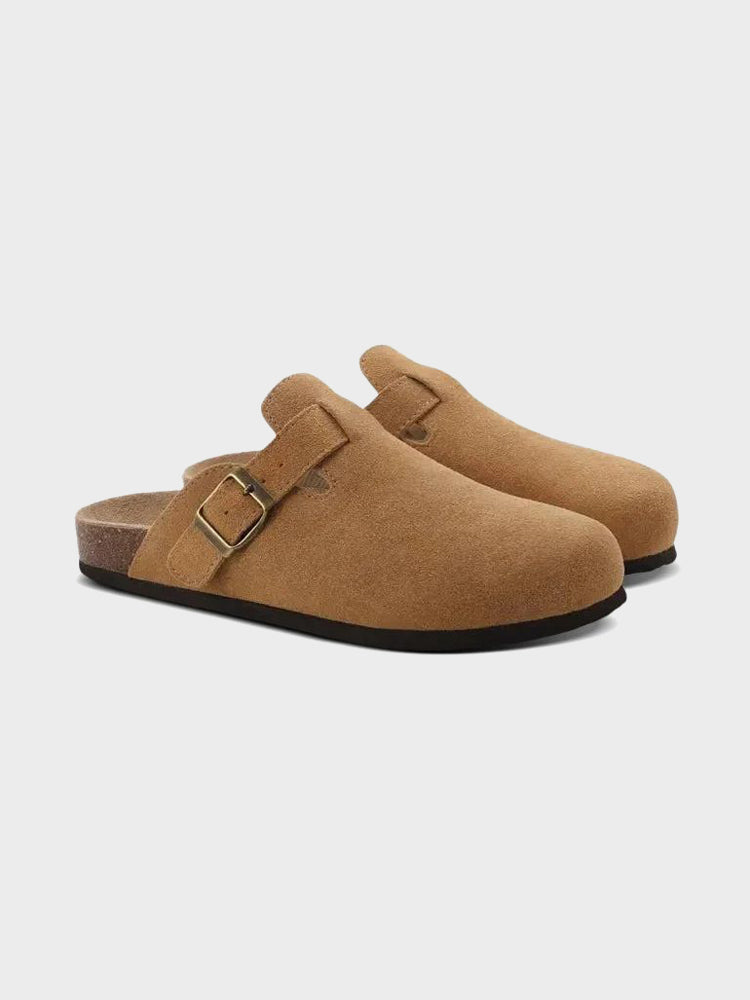 ST. BARTH Suede Clogs - 6