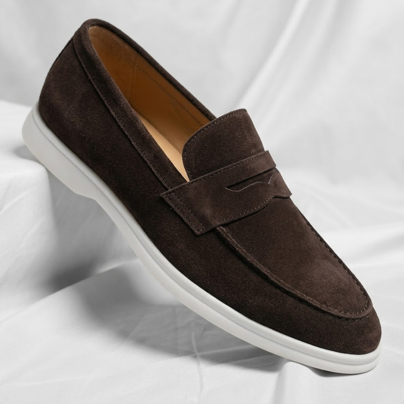 Mayfair Suede Penny Loafers - 7
