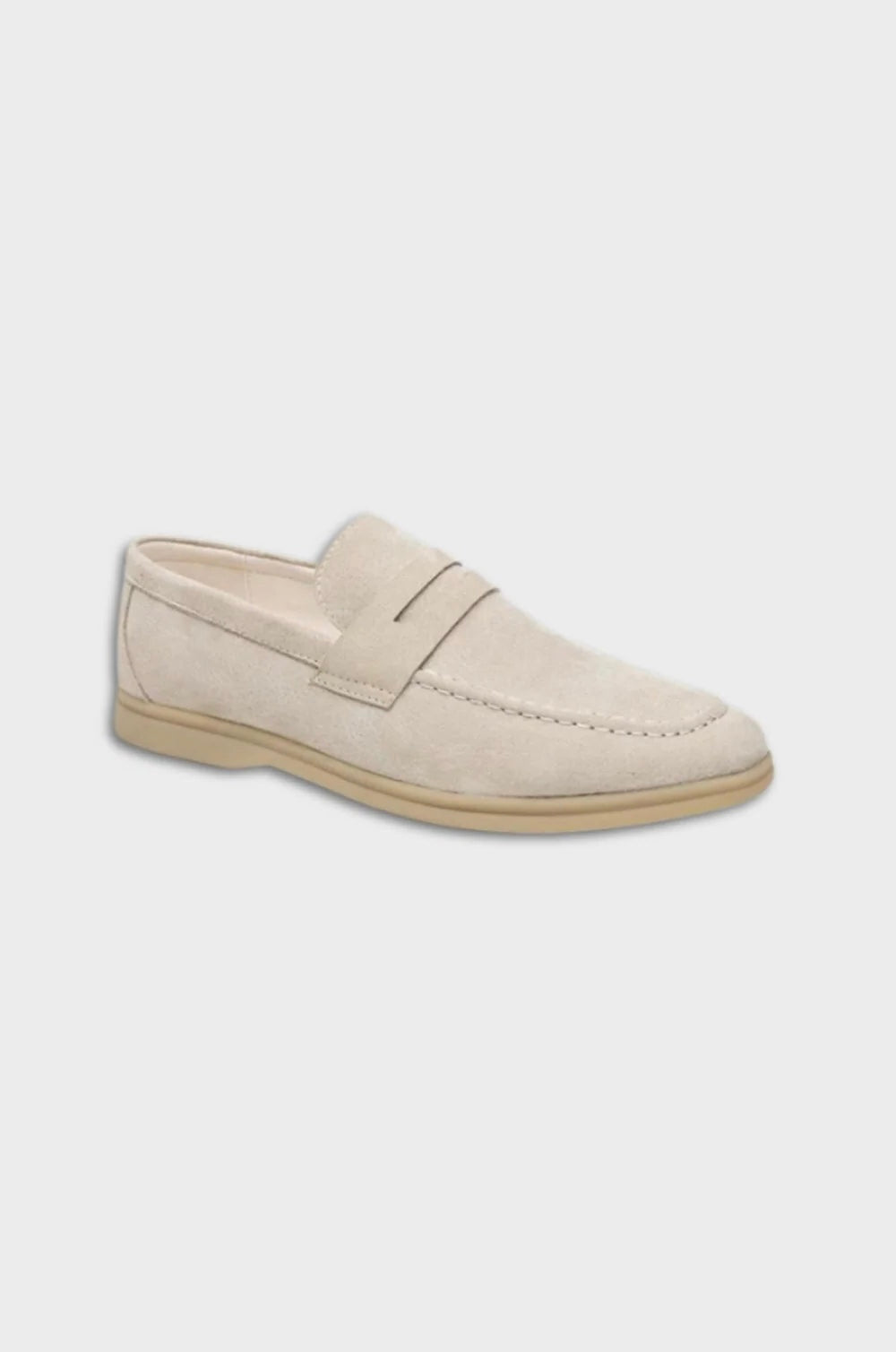 ATHÈNES Suede Leather Loafers - 4