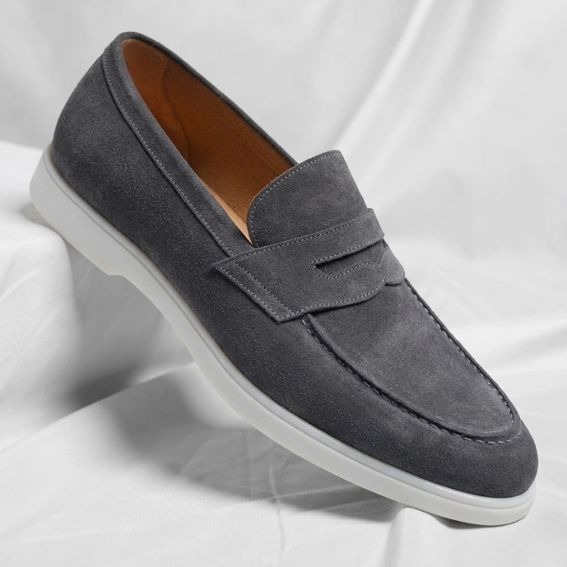 Mayfair Suede Penny Loafers - 4