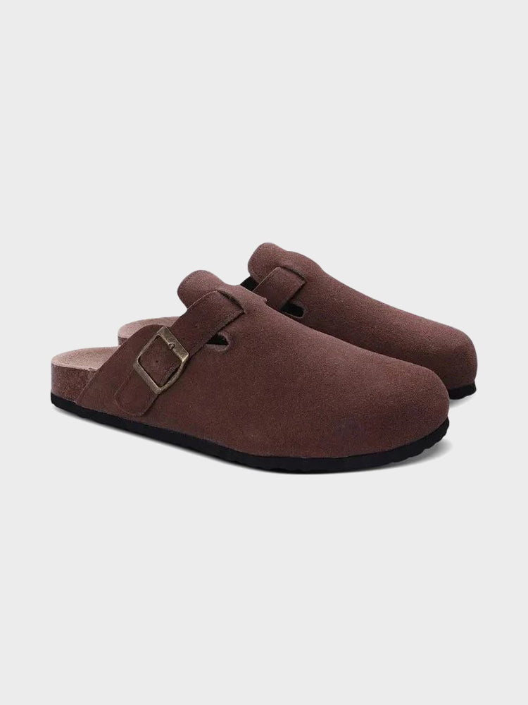 ST. BARTH Suede Clogs - 5