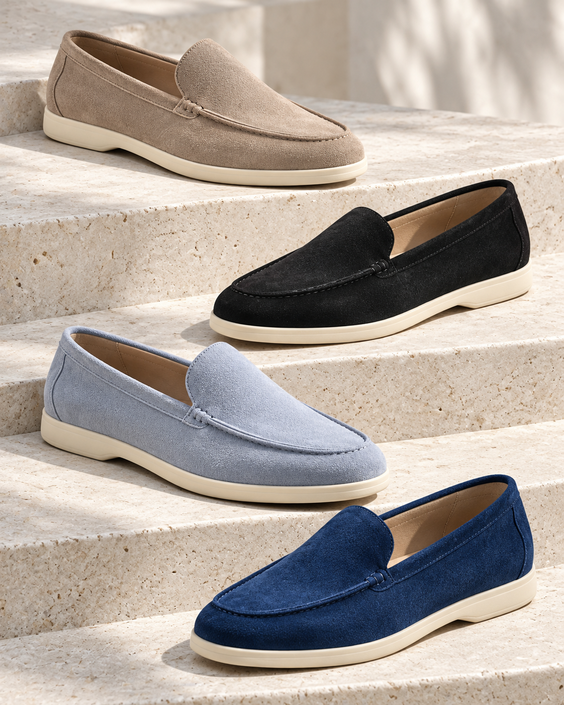 MONARSHY RIVIERA Suede Loafers