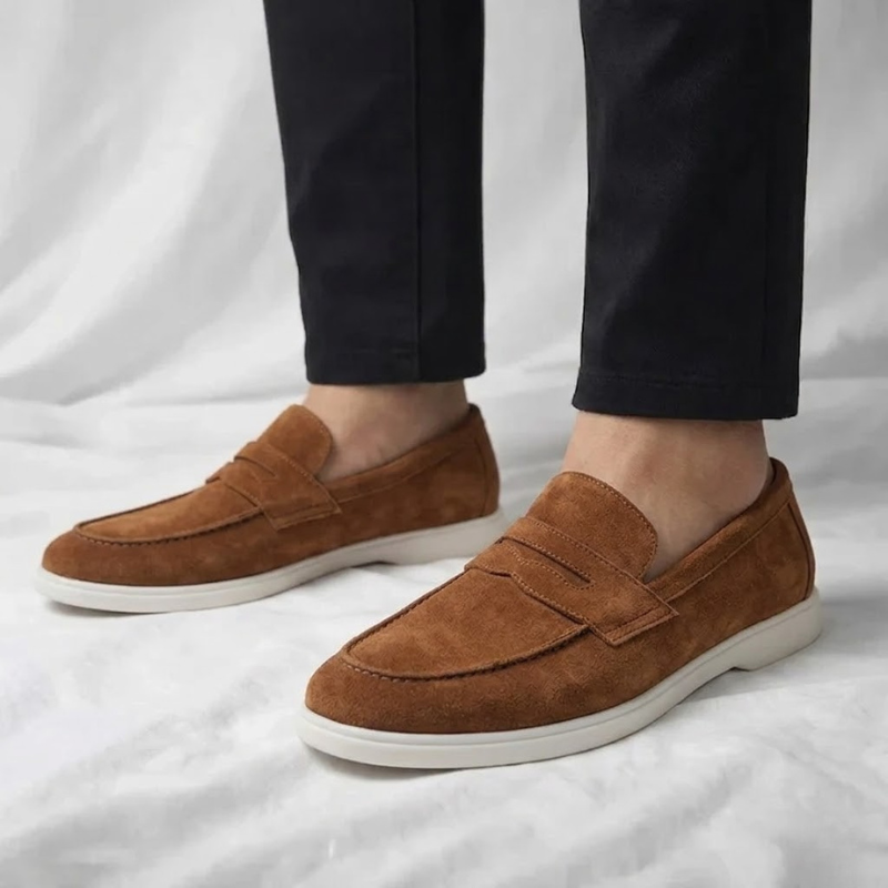 Mayfair Suede Penny Loafers - 16
