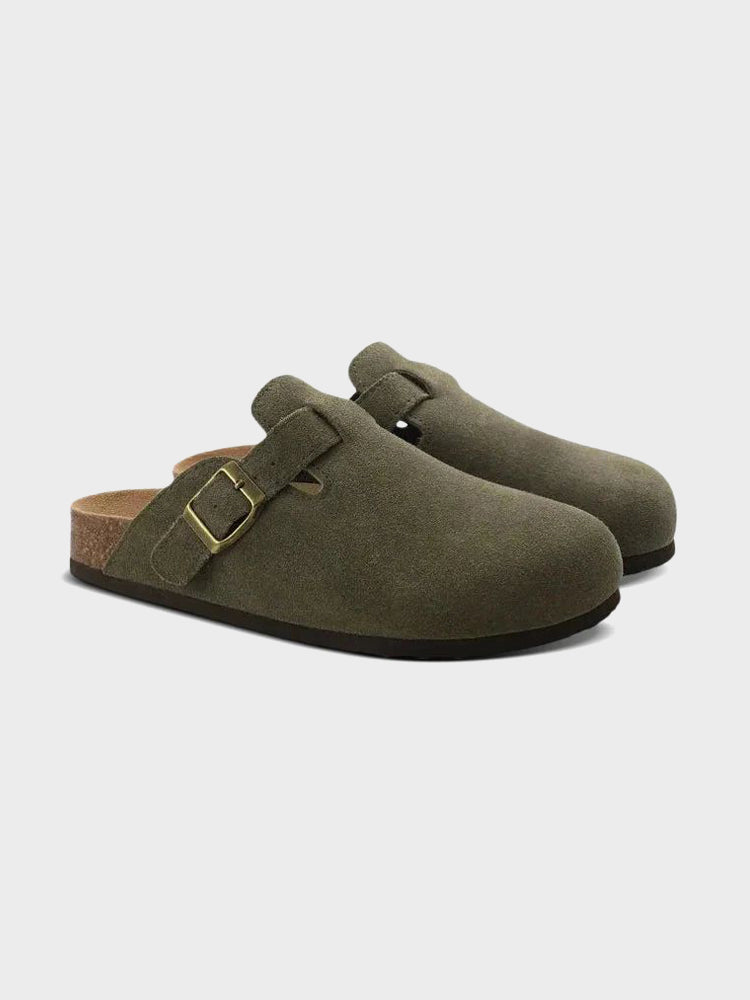 ST. BARTH Suede Clogs - 4