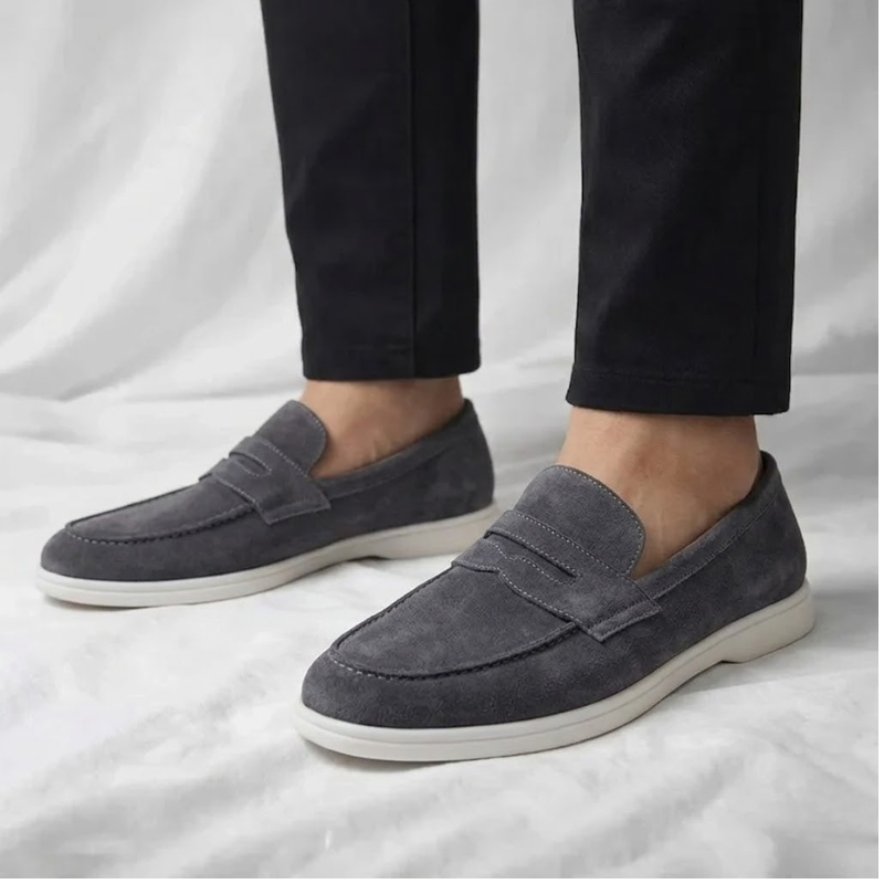 Mayfair Suede Penny Loafers - 14