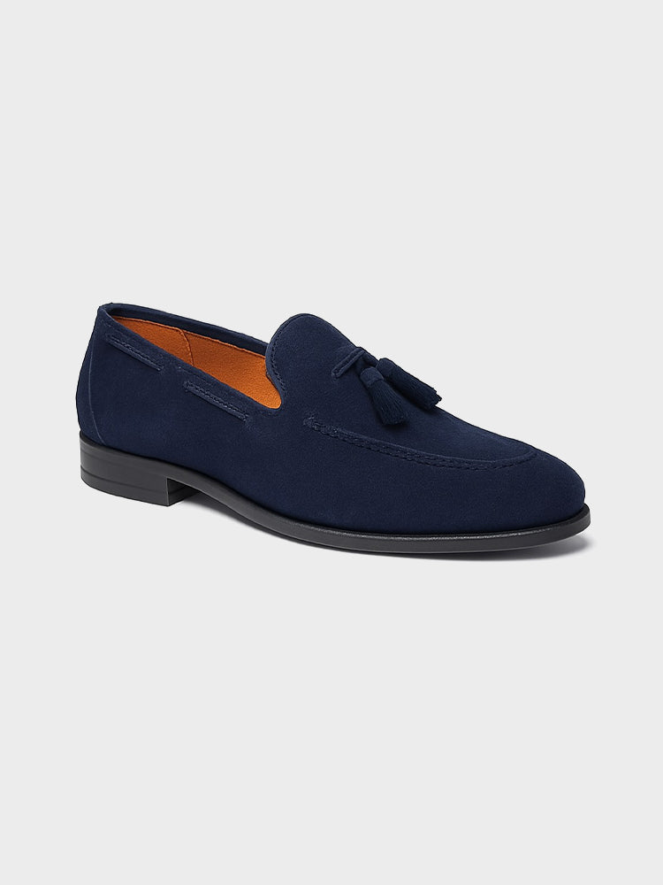 Tassel Suede Loafers - 4