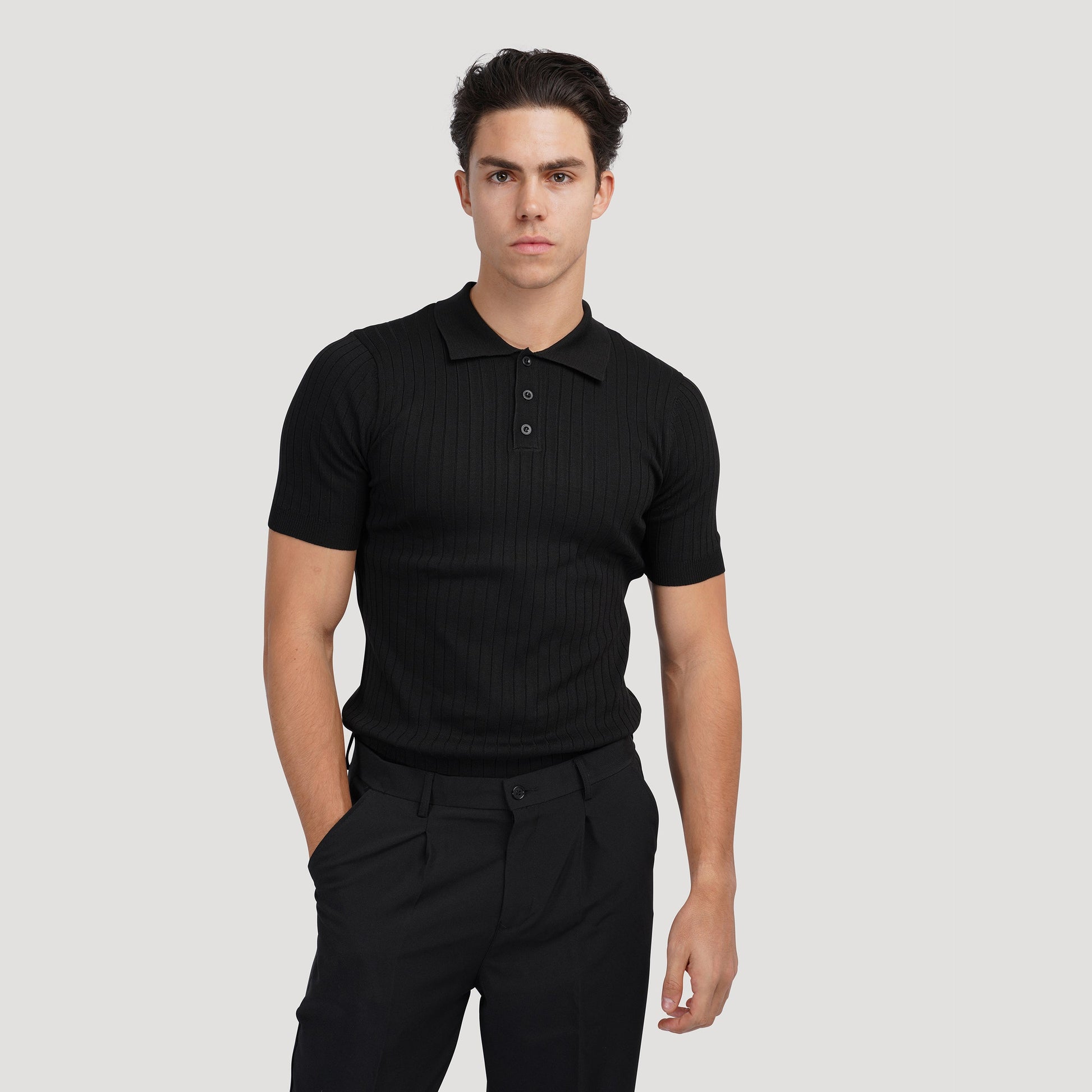 GIMCHEON Knitted Polo Shirt - 18