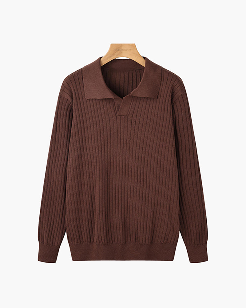 SUWON V-Neck Polo - 14