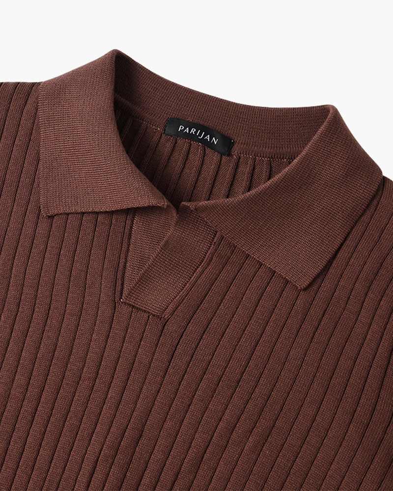 SUWON V-Neck Polo - 16