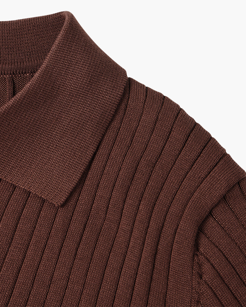 SUWON V-Neck Polo - 17