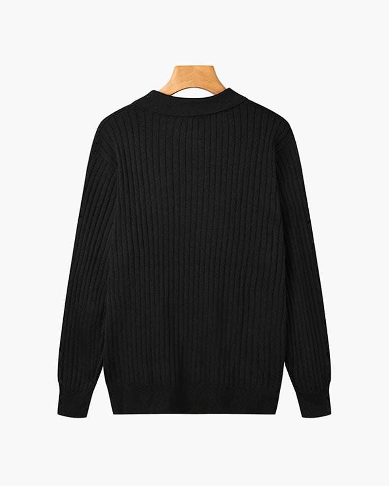 SUWON V-Neck Polo - 9