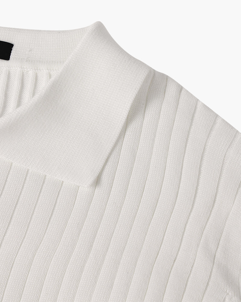 SUWON V-Neck Polo - 5