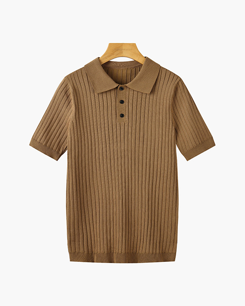 GIMCHEON Knitted Polo Shirt - 10