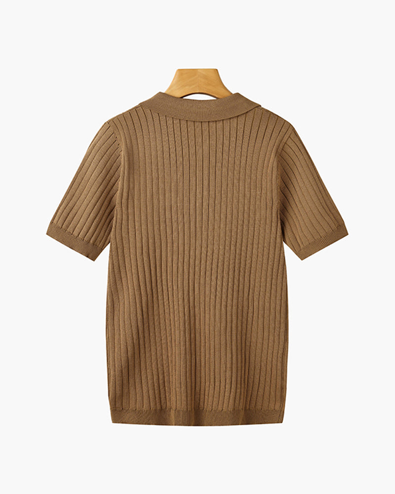 GIMCHEON Knitted Polo Shirt - 12