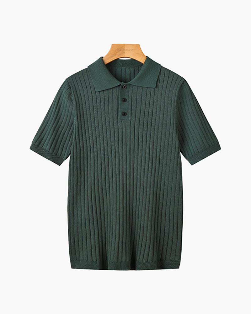GIMCHEON Knitted Polo Shirt - 2