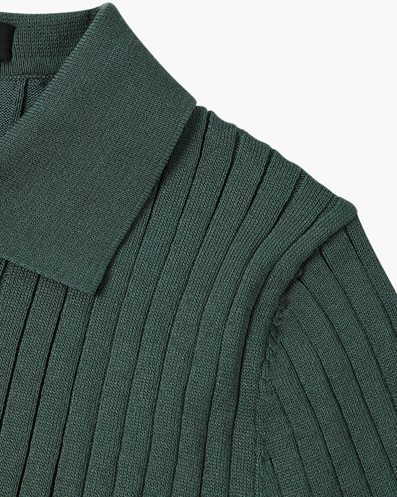 GIMCHEON Knitted Polo Shirt - 7