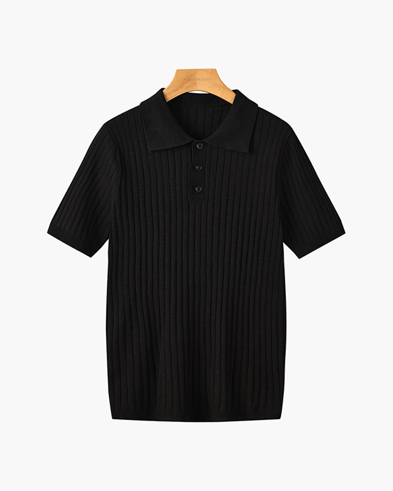 GIMCHEON Knitted Polo Shirt - 16