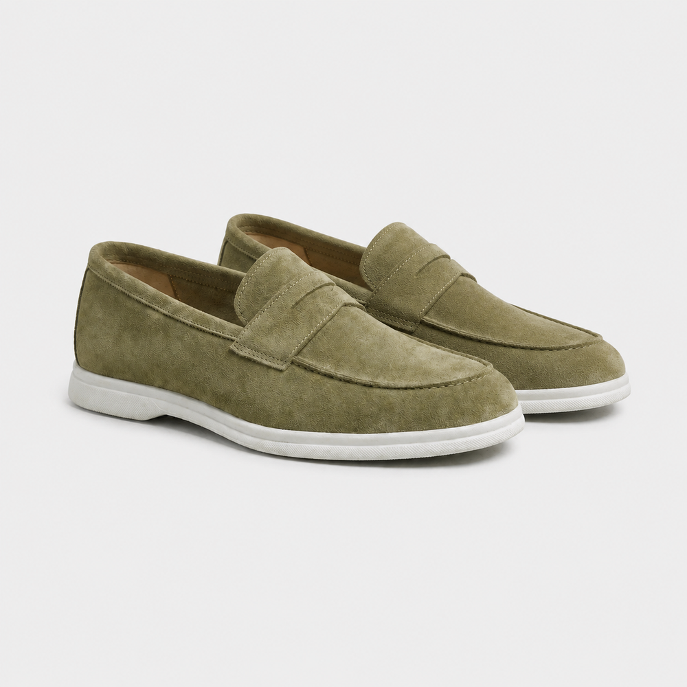 SOHO Suede Penny Loafers