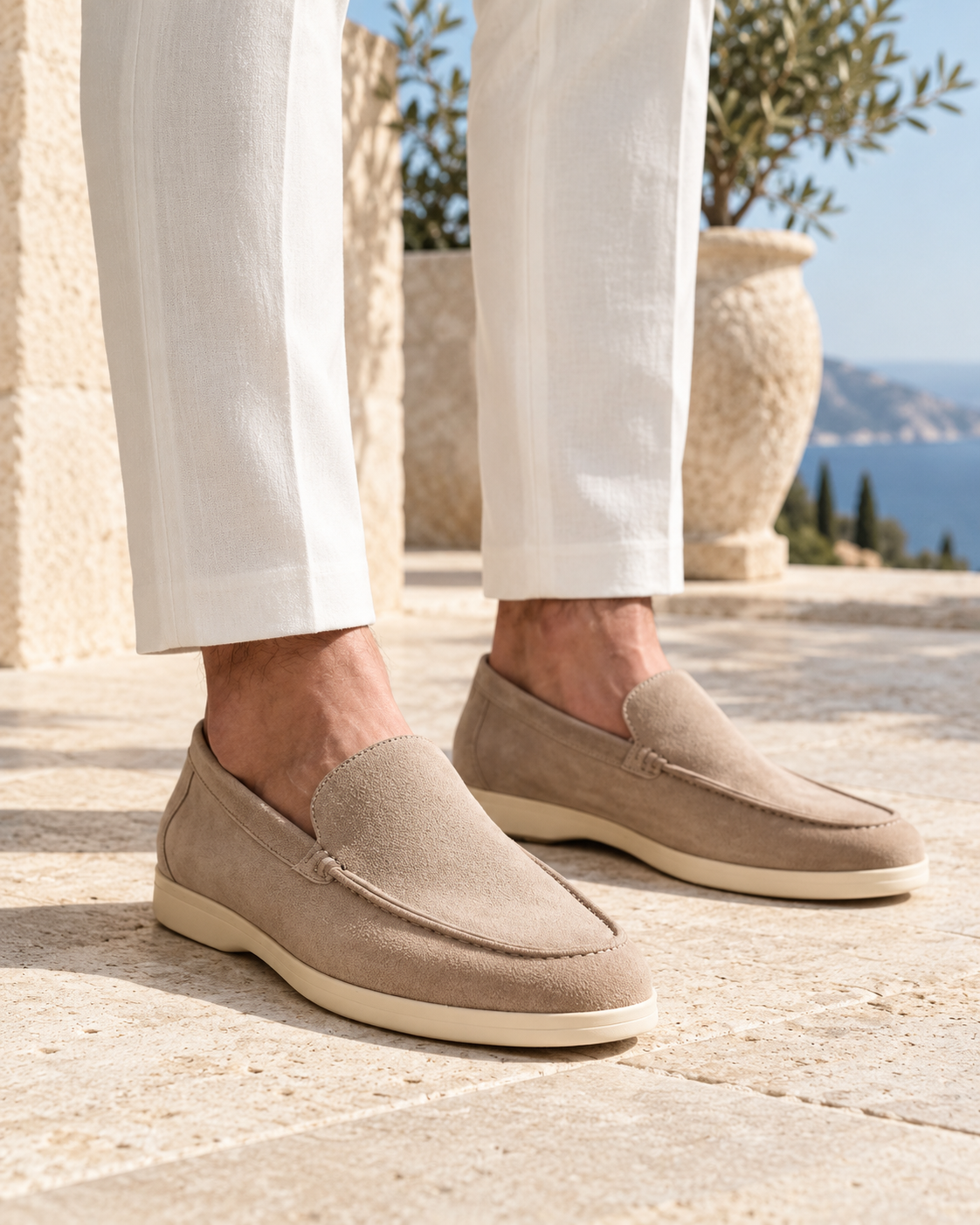 MONARSHY RIVIERA Suede Loafers