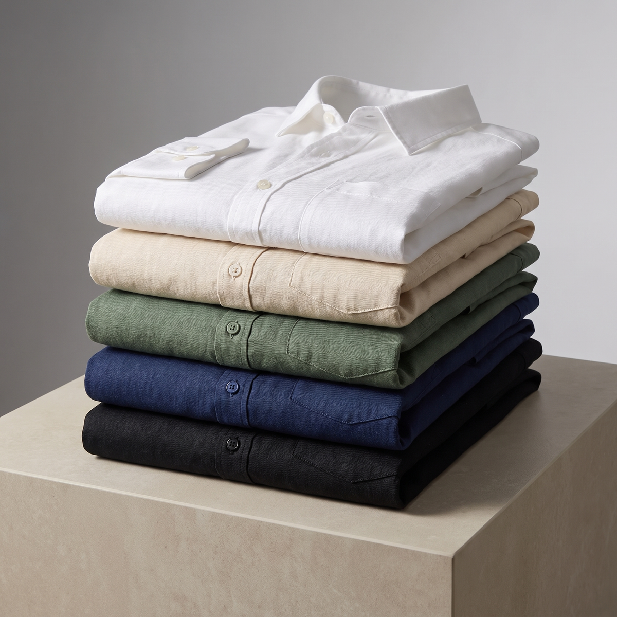 Camogli Shirt — Linen Shirt with Chest Pocket
