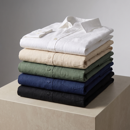 Camogli Shirt — Linen Shirt with Chest Pocket