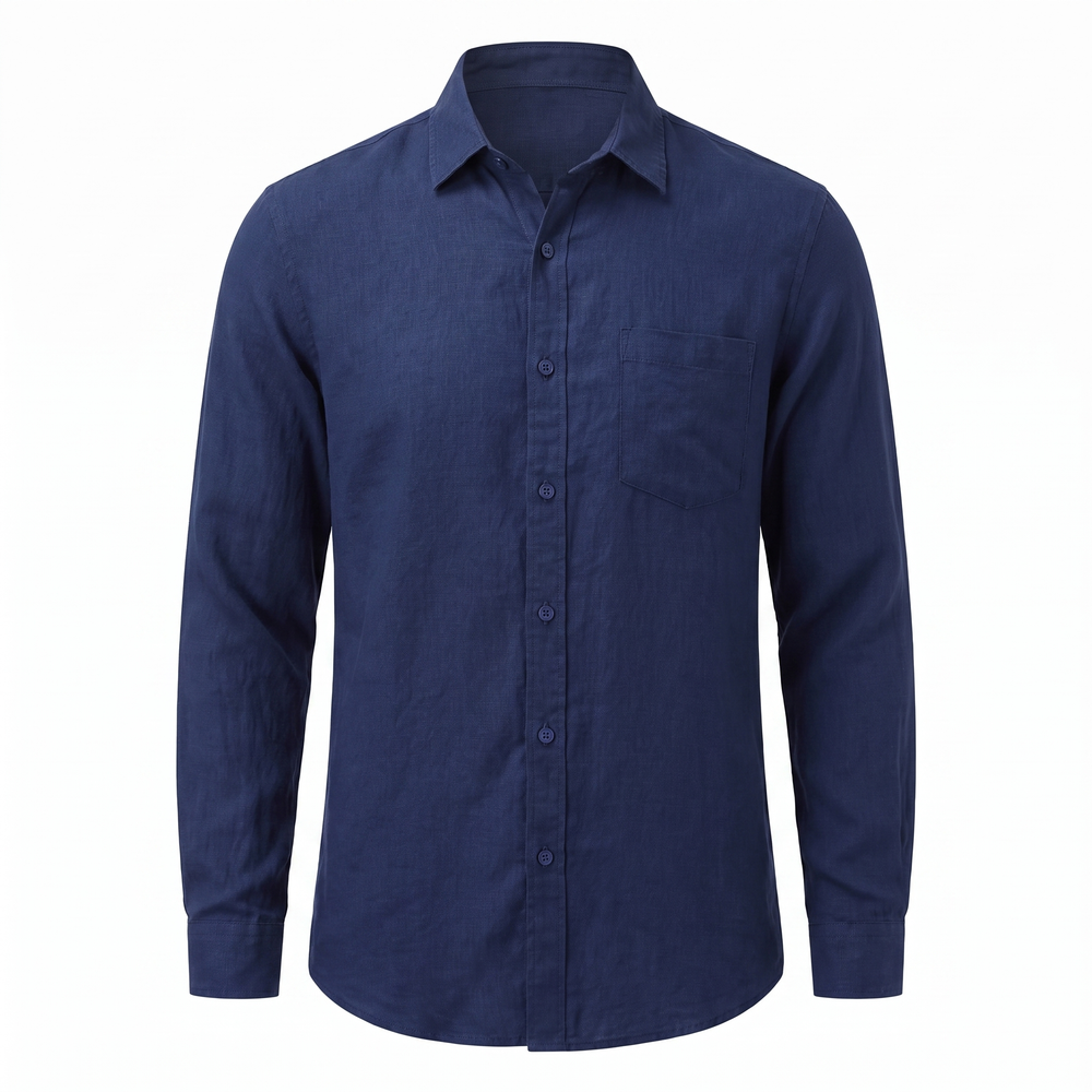Camogli Shirt — Linen Shirt with Chest Pocket