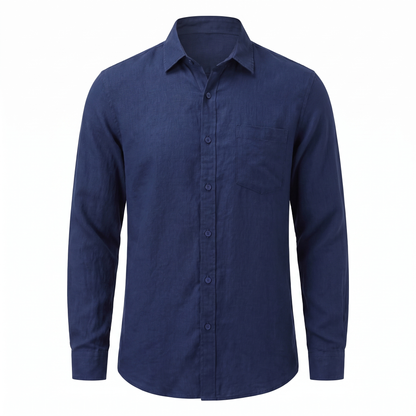 Camogli Shirt — Linen Shirt with Chest Pocket