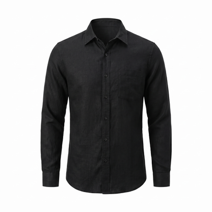 Camogli Shirt — Linen Shirt with Chest Pocket