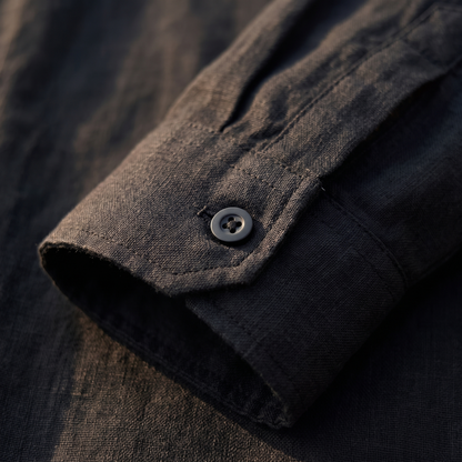 Ponza Shirt — Long Sleeve Linen Shirt