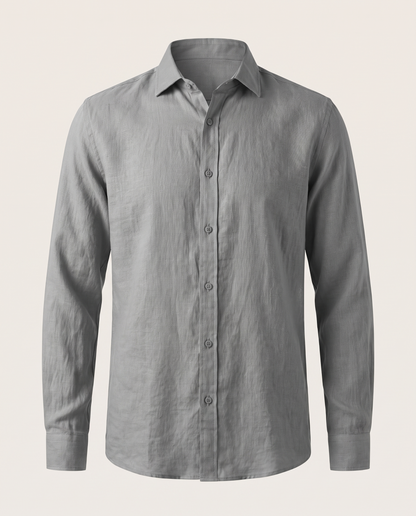 Ponza Shirt — Long Sleeve Linen Shirt