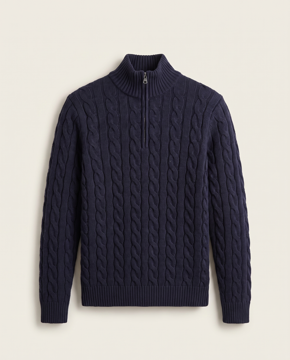Cortina Zipped Cable Sweater