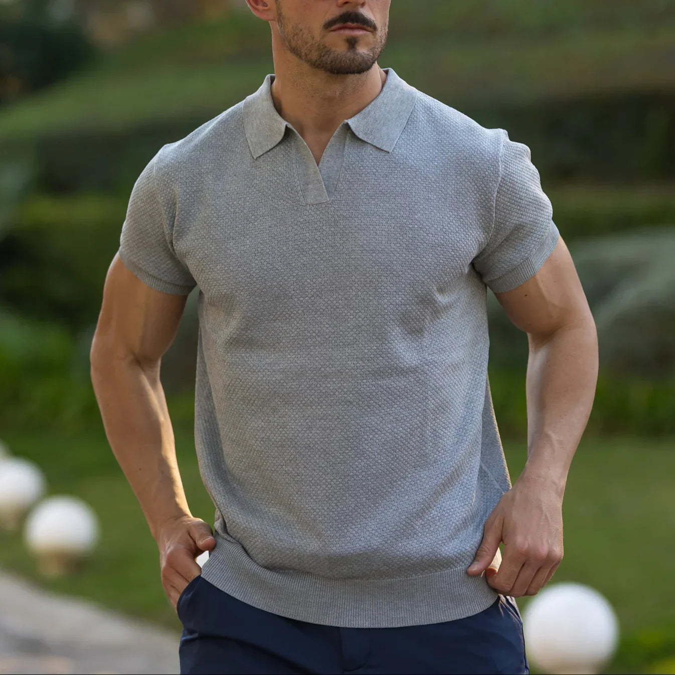 CAPRI V-Neck Polo - 13