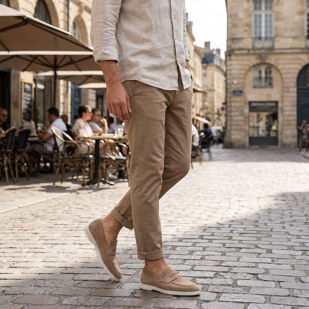 Mayfair Suede Penny Loafers - 9